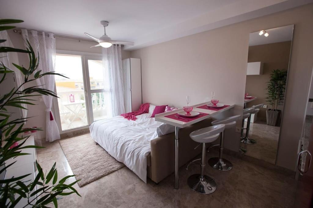 Beau Studio Meuble Avec Vue Mer Almerimar Zewnętrze zdjęcie